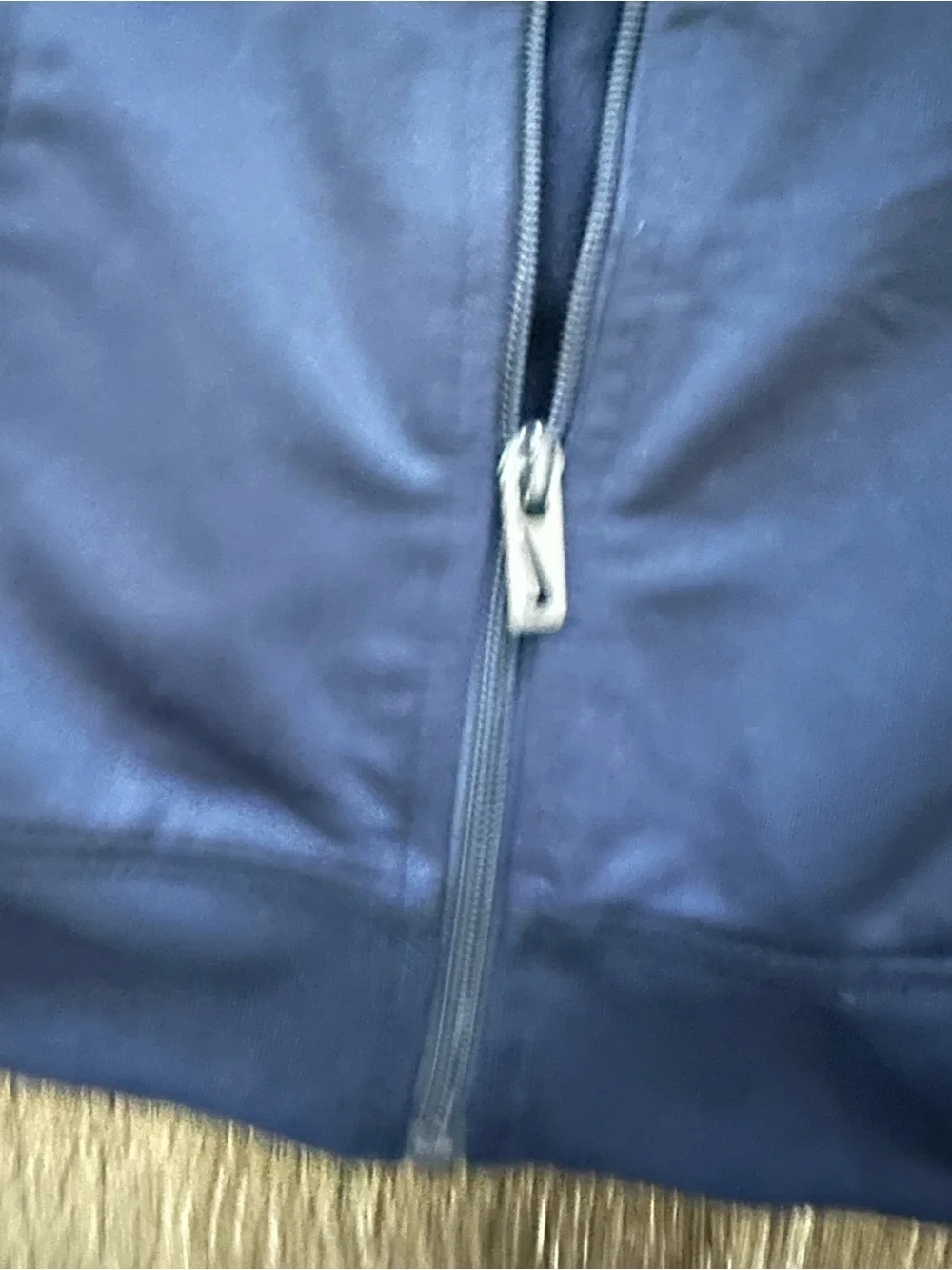 Nike Kids Yellow and Navy Bomber Jacket Full Zip Activewear